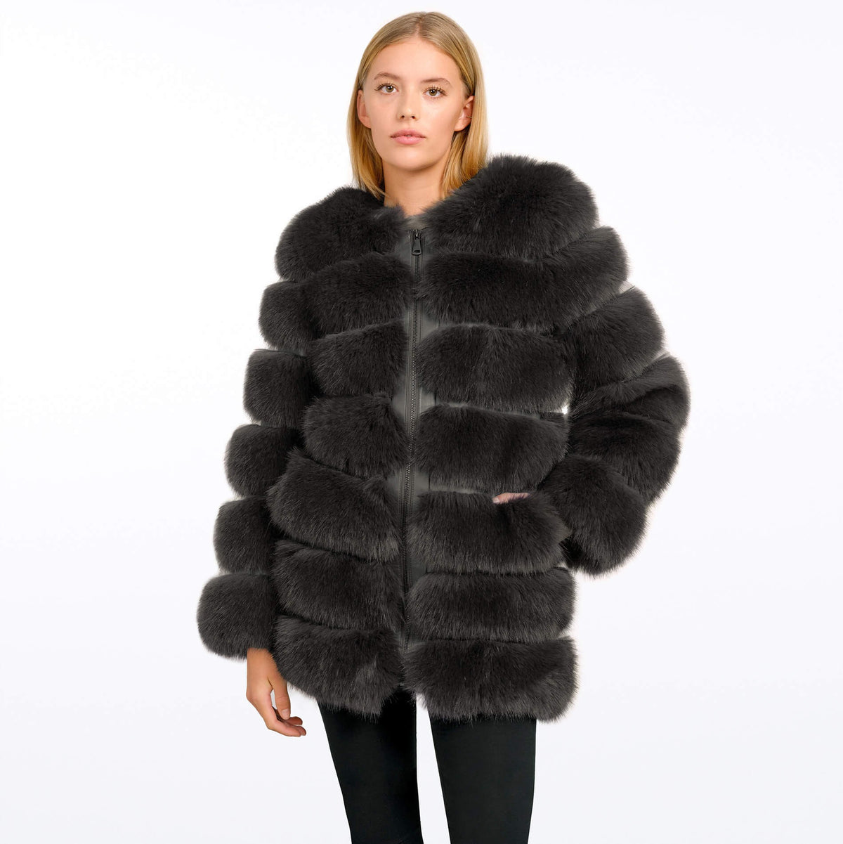 FAKE FUR COAT COSMA