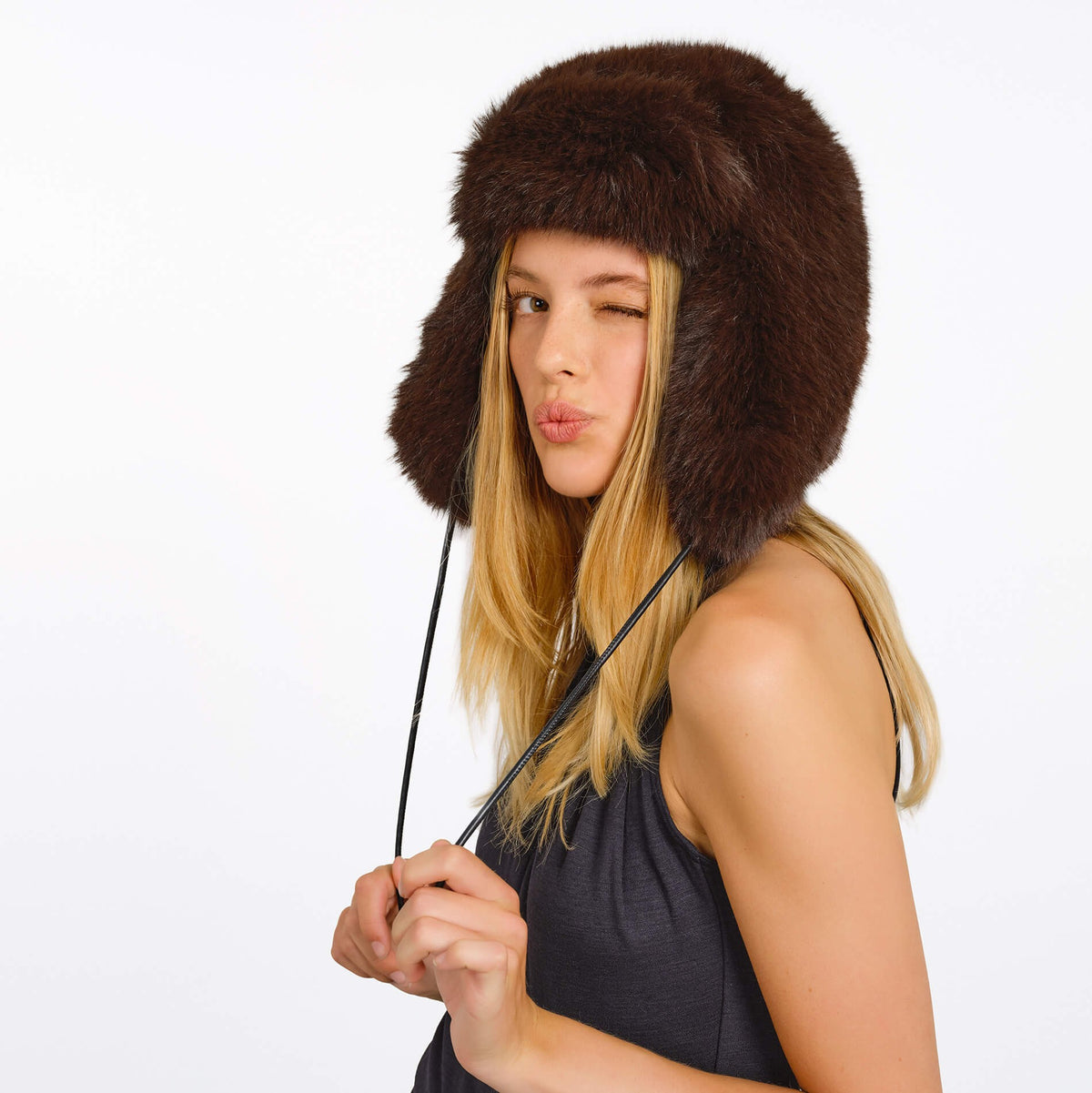 VEGAN FUR HAT