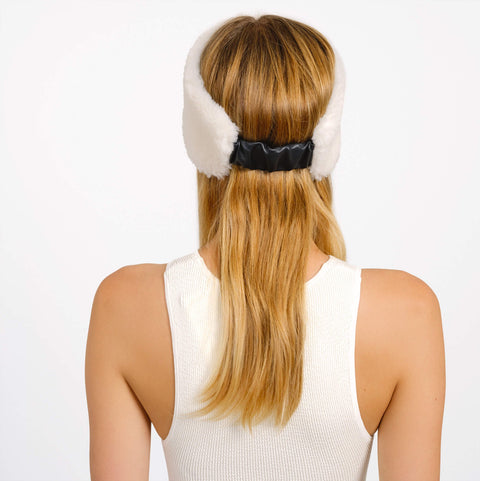 VEGANES SHEARLING STIRNBAND
