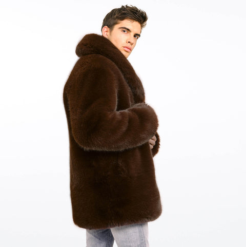 MENS FAUX FUR COAT ASTRA