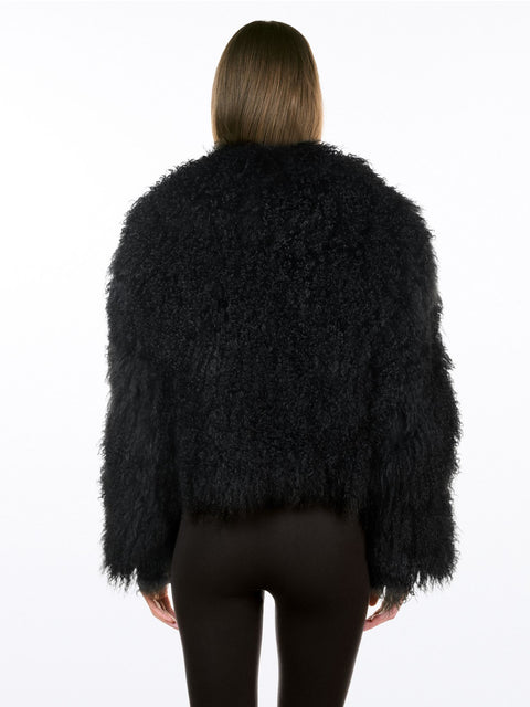 Luxury fake fur jacket ZINA