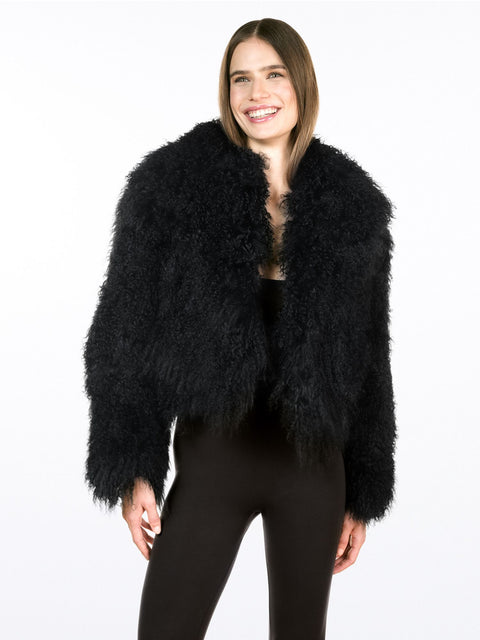 Luxury fake fur jacket ZINA