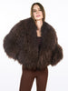 Luxury fake fur jacket ZINA