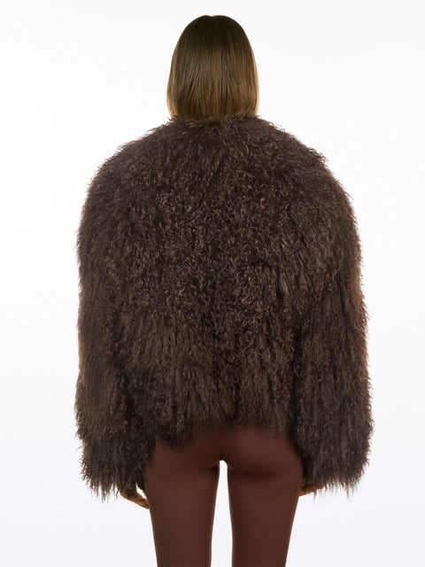 Luxury fake fur jacket ZINA