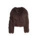 Luxury fake fur jacket ZINA