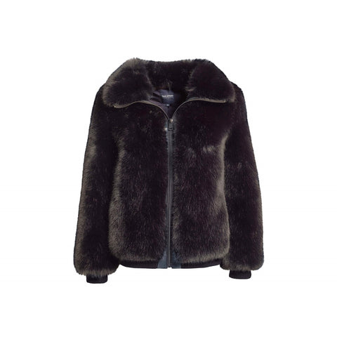 FAUX FUR BOMBER JACKET CHIARA