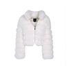 White Faux Fur Jacket KATE