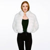 White Faux Fur Jacket KATE