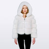 White fauxfurjacket GIA