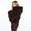 BRAUNE FELLJACKE GIA