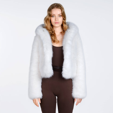 WEISSE FAUXFOX™ JACKE MIRA