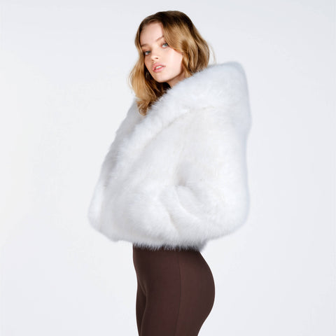 WEISSE FAUXFOX™ JACKE MIRA