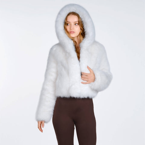 WEISSE FAUXFOX™ JACKE MIRA