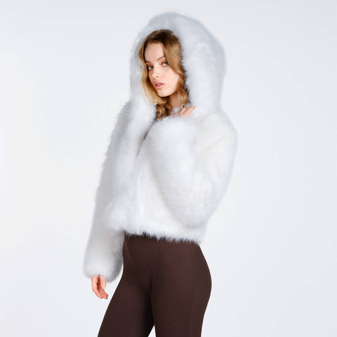 WEISSE FAUXFOX™ JACKE MIRA