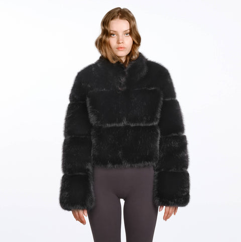 LUXUS FELLJACKE ZINA