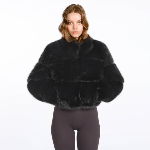 LUXUS FELLJACKE ZINA