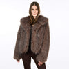 Furjacket with Lapel Collar COSIA