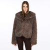 Furjacket with Lapel Collar COSIA