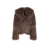 Furjacket with Lapel Collar COSIA