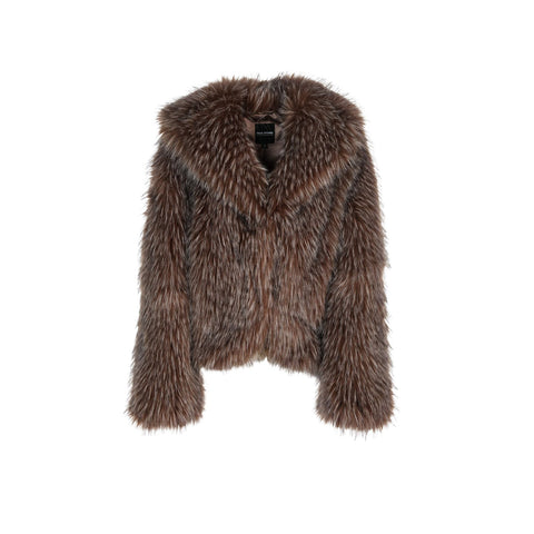 Furjacket with Lapel Collar COSIA