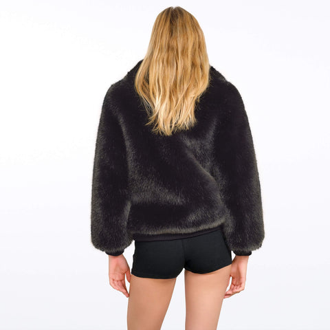 FAUX FUR BOMBER JACKET CHIARA