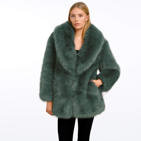 VEGAN FUR COAT ASTRA