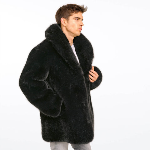 FAUX FUR MEN'S COAT ASTRA