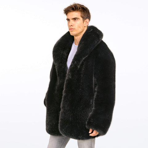 FAUX FUR MEN'S COAT ASTRA