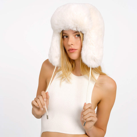 FAUX FUR HAT